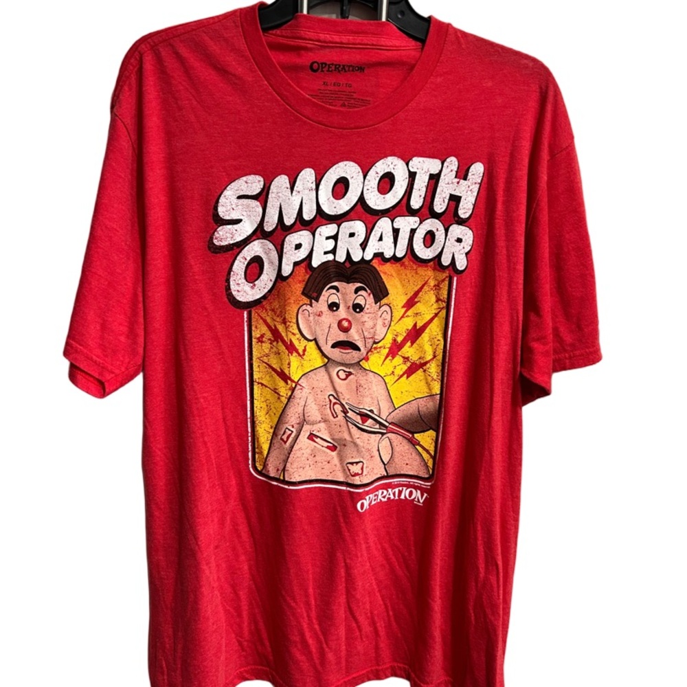 Red Graphic Tee - Smooth Operator